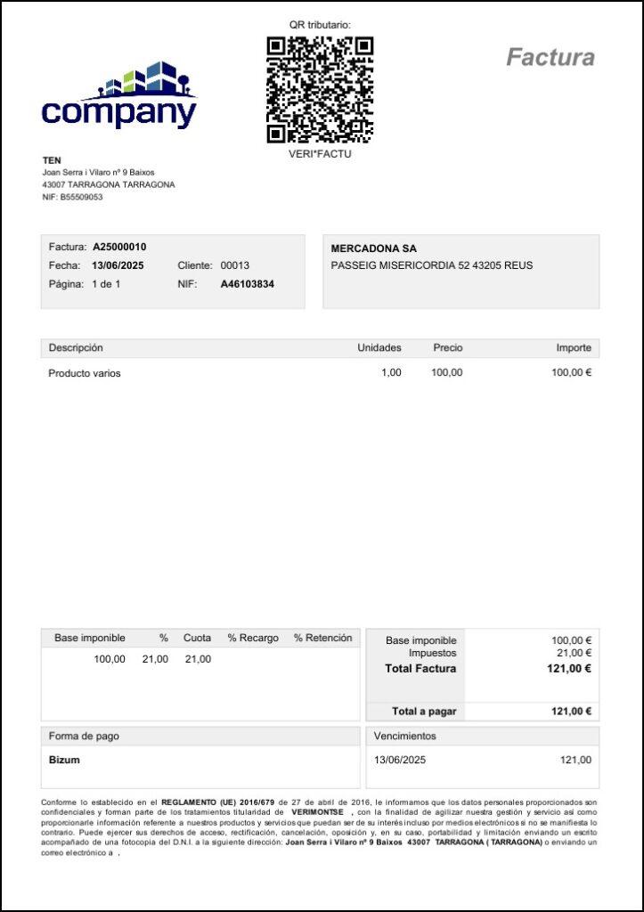 Emite tu primera factura con VeriFactu, T3 Software